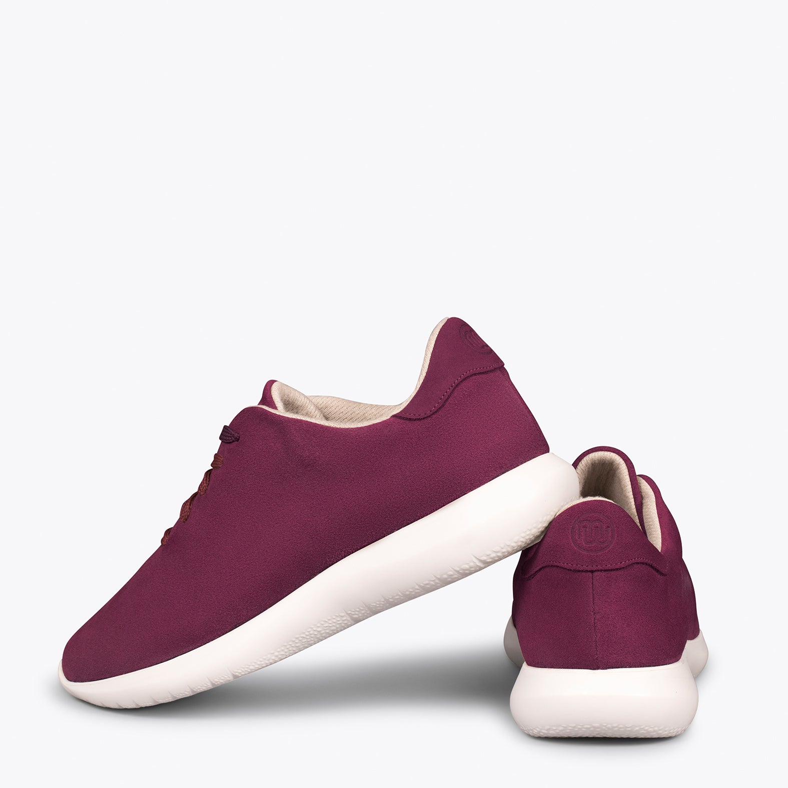 WALK – Zapatillas cómodas de mujer BURDEOS