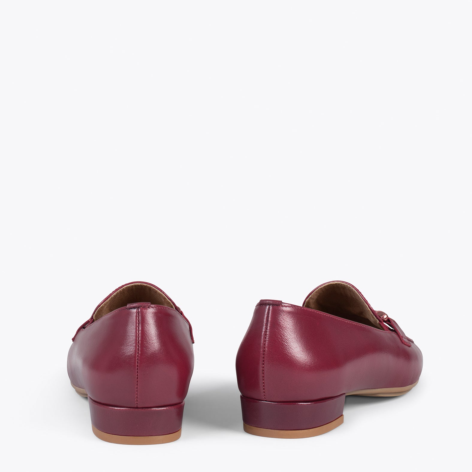 STYLE - Mocasines con detalle metalizado BURDEOS - miMaO ®