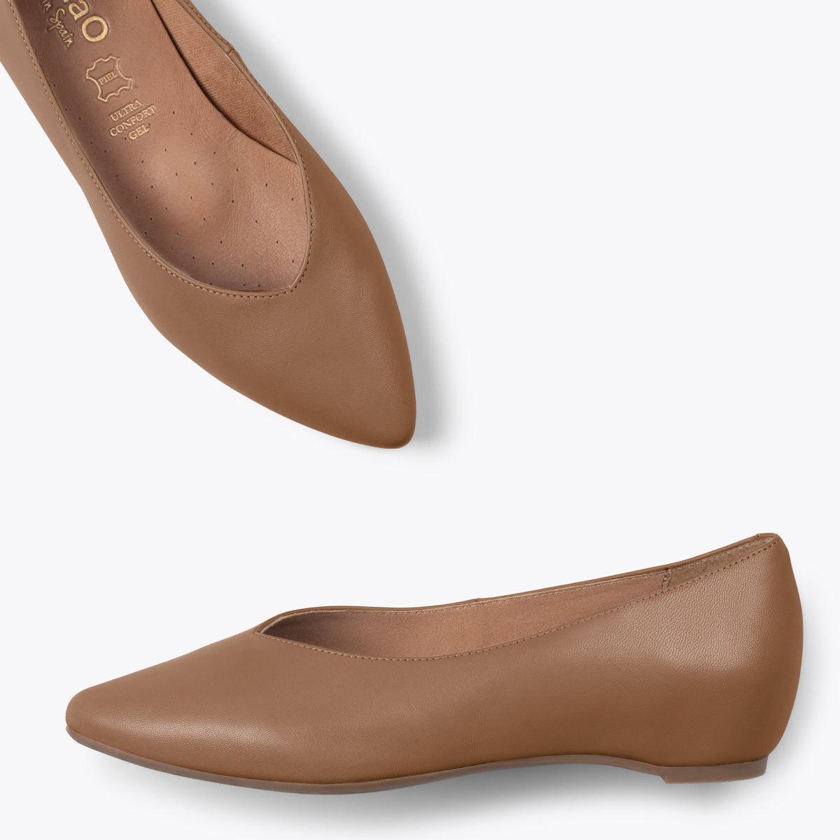 URBAN CUÑA - Zapatos con cuña interna CAMEL