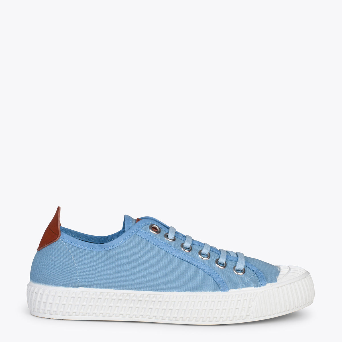 BAMBA – Zapatillas casuals de lona para mujer AZUL
