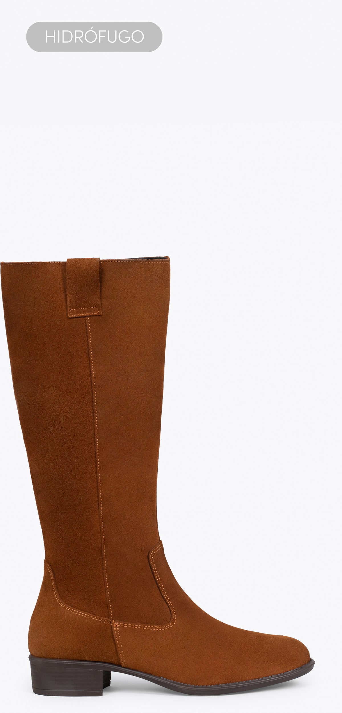 TEXAS - Botas de tacón bajo CAMEL