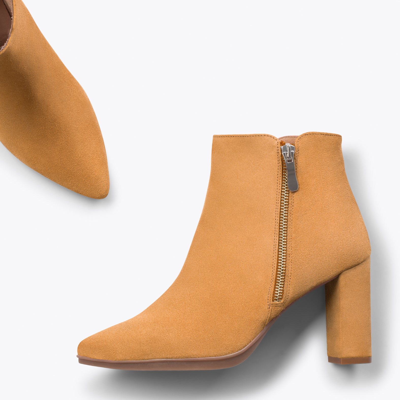 BOTTINE URBAN – Bottines à talon haut CAMEL