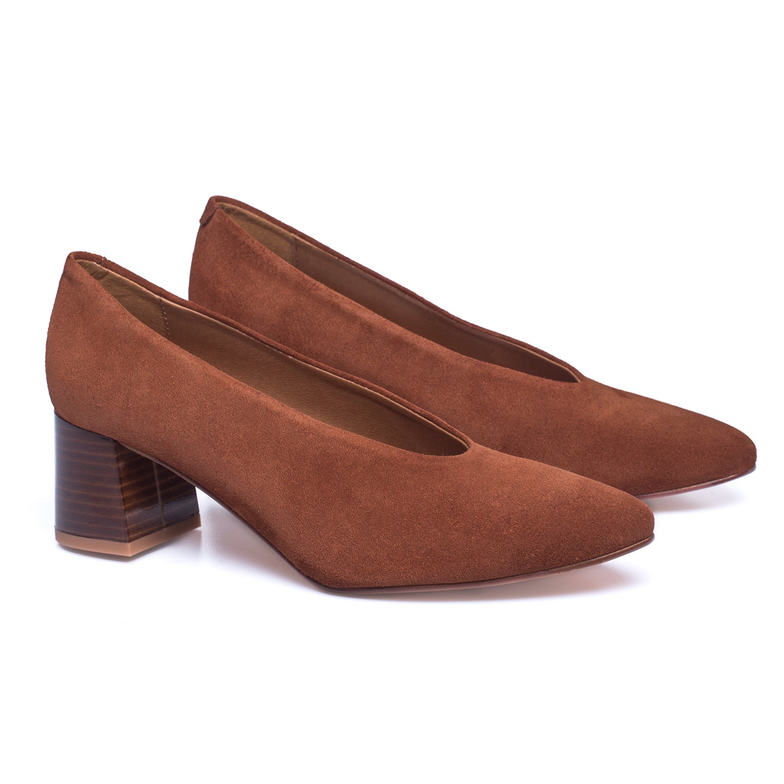 URBAN STYLE - BRICK block mid heel