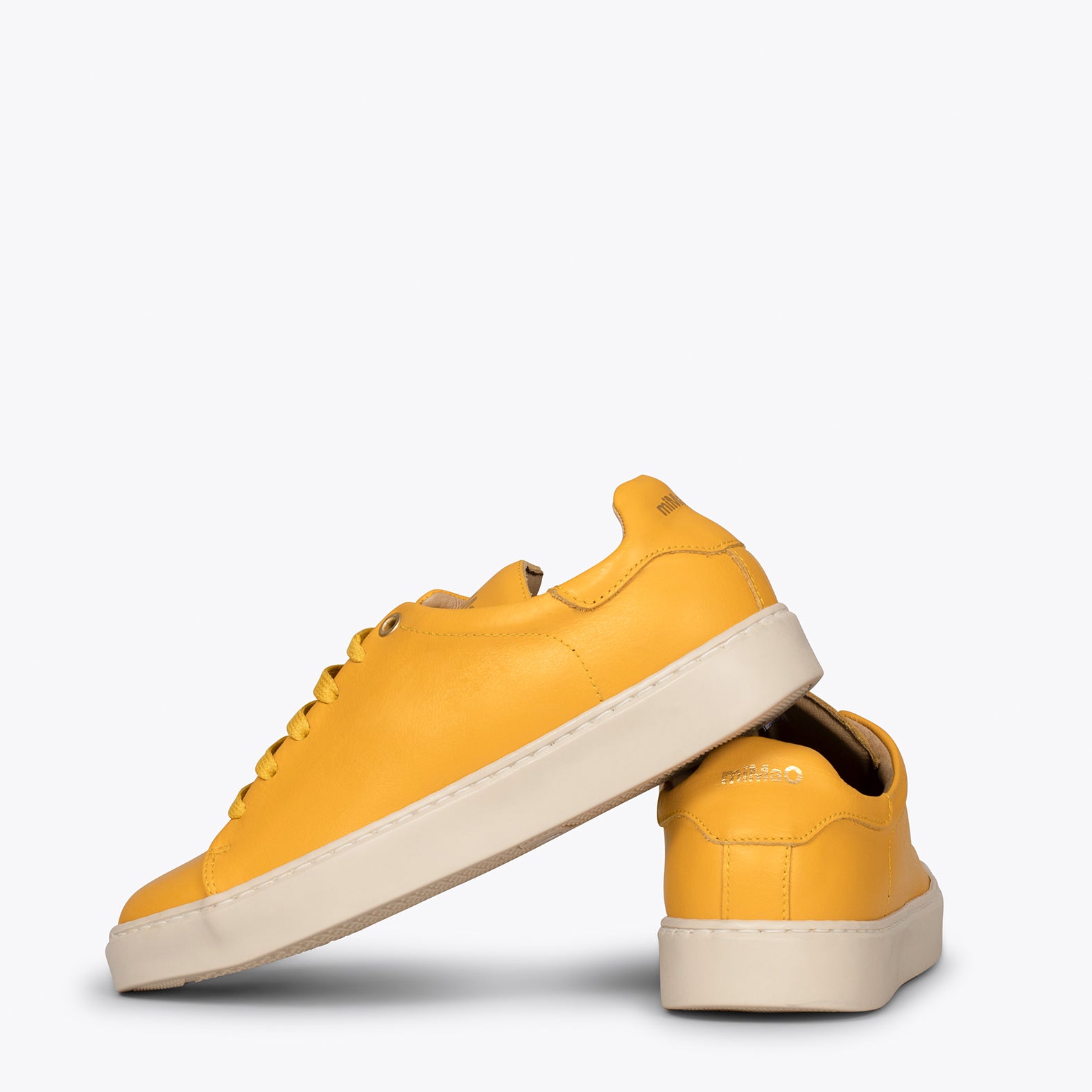 SKATE – YELLOW casual leather sneaker