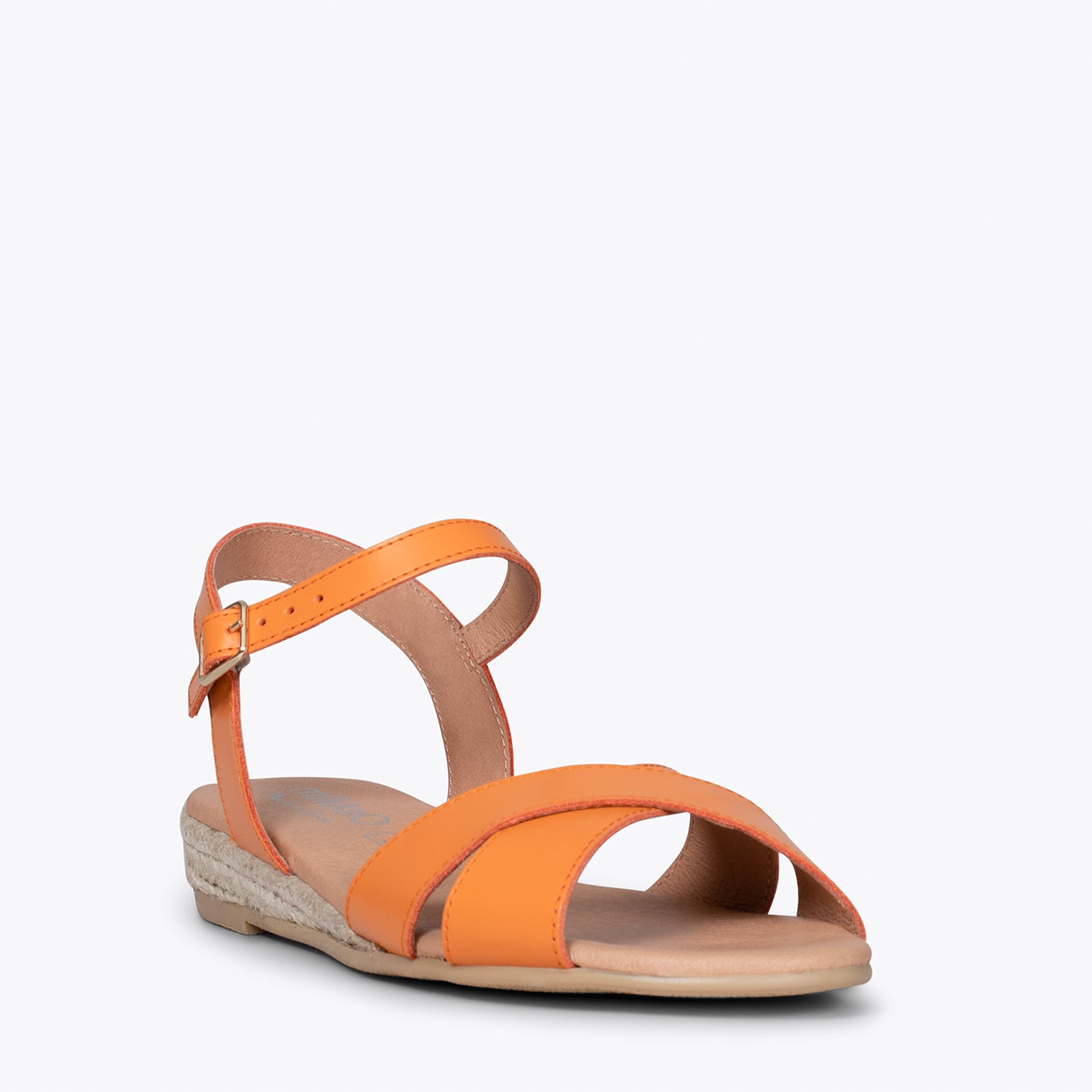 CIES - Espadrilles à brides croisées ORANGE