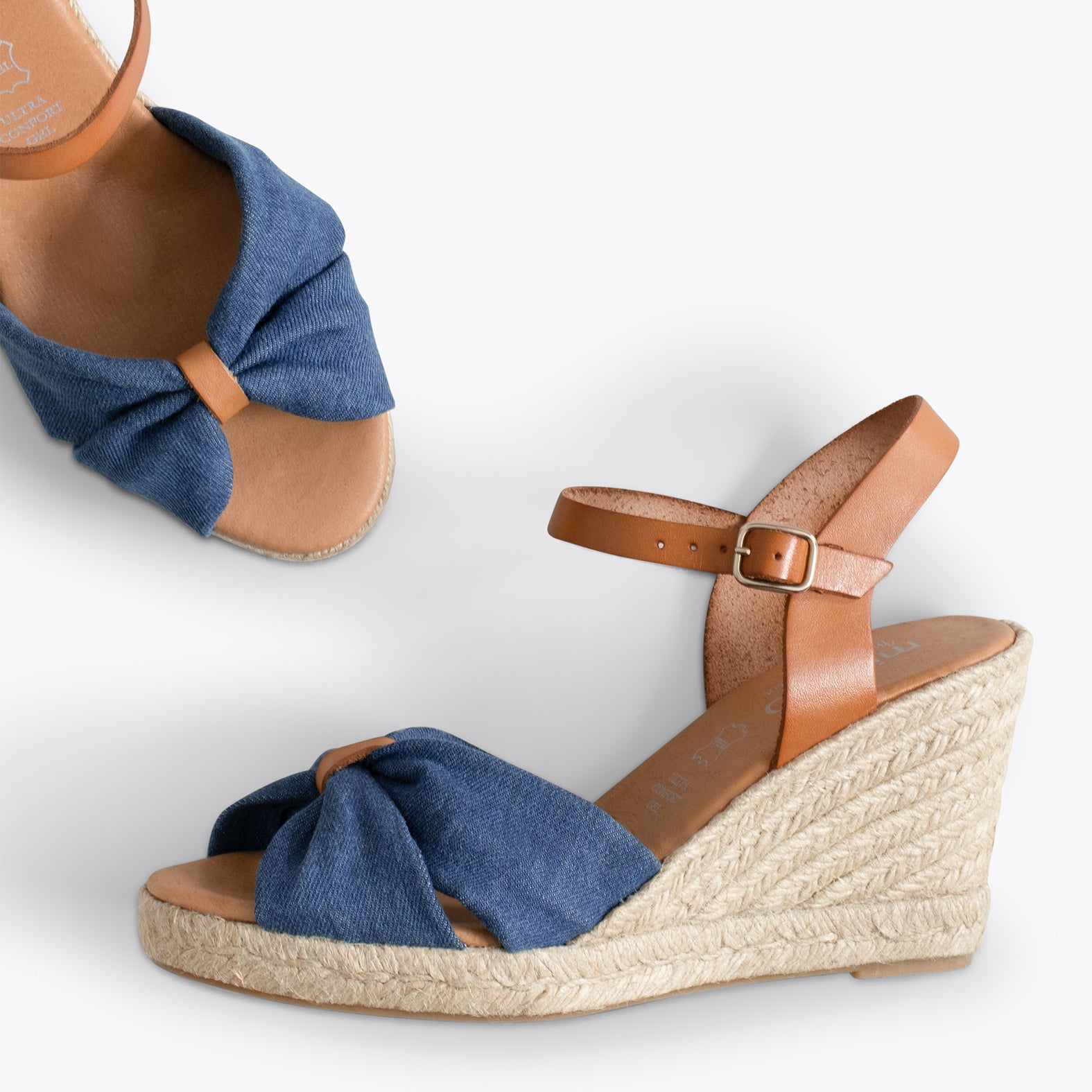 PALMA - Espadrilles en denim BLEU
