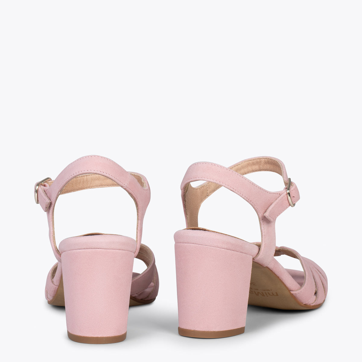 MUSE – PINK block heel sandals
