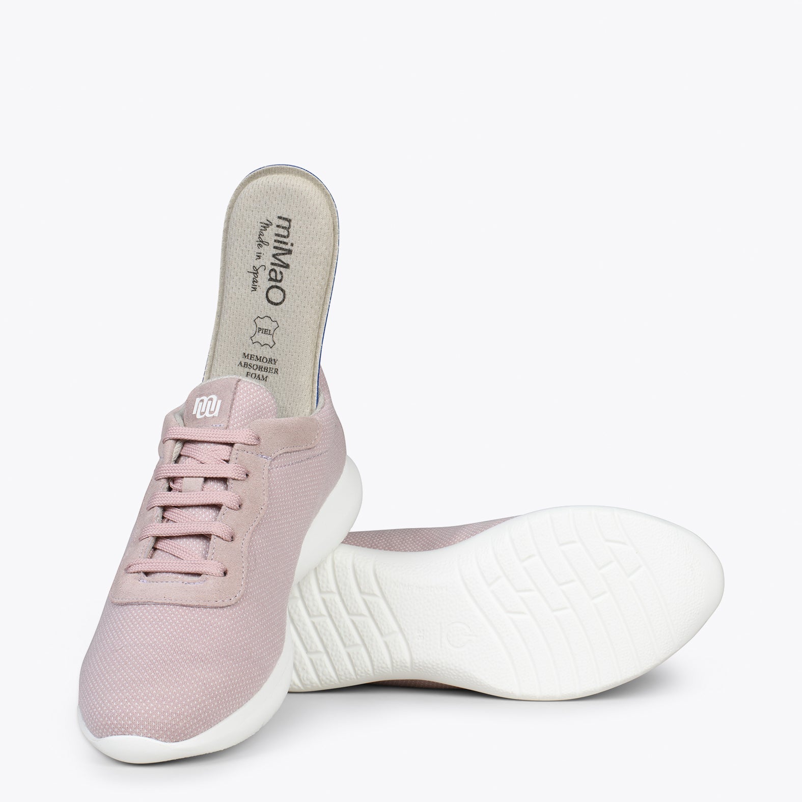 YOGA – Zapatillas deportivas de lana merino NUDE