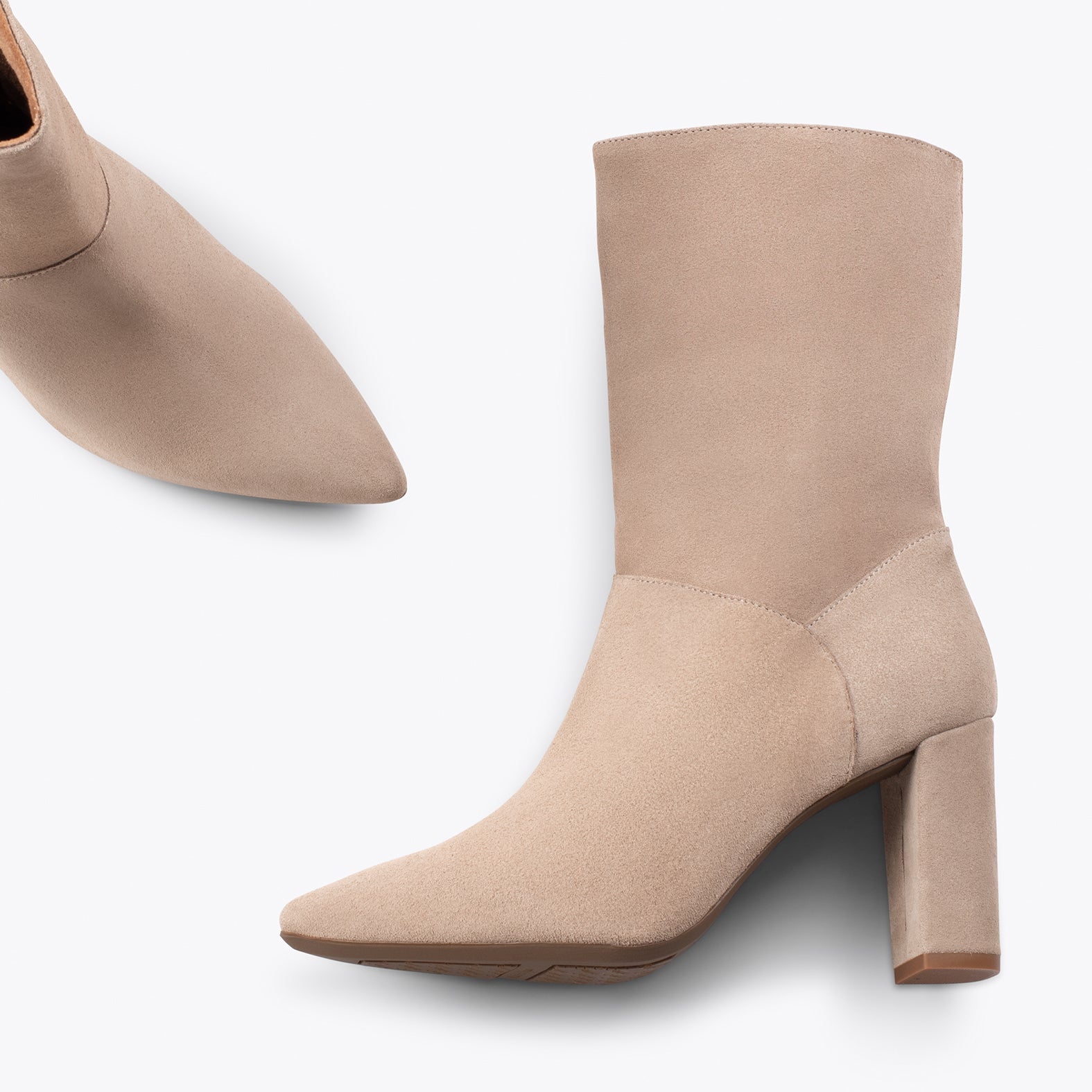 LYON – Botín de caña alta BEIGE - miMaO ®