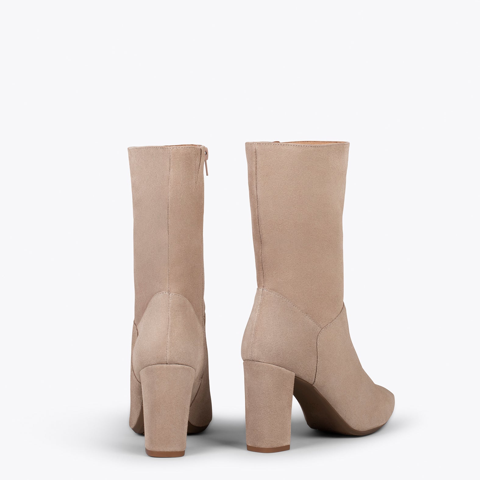 LYON – Botín de caña alta BEIGE - miMaO ®