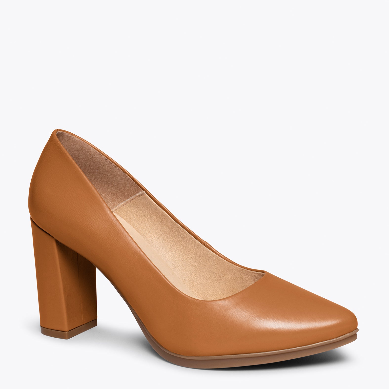 URBAN SALON - Zapatos de tacón alto en napa MARRÓN