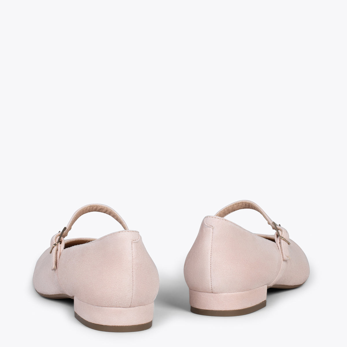 MERCEDITAS - Zapatos planos con hebilla NUDE