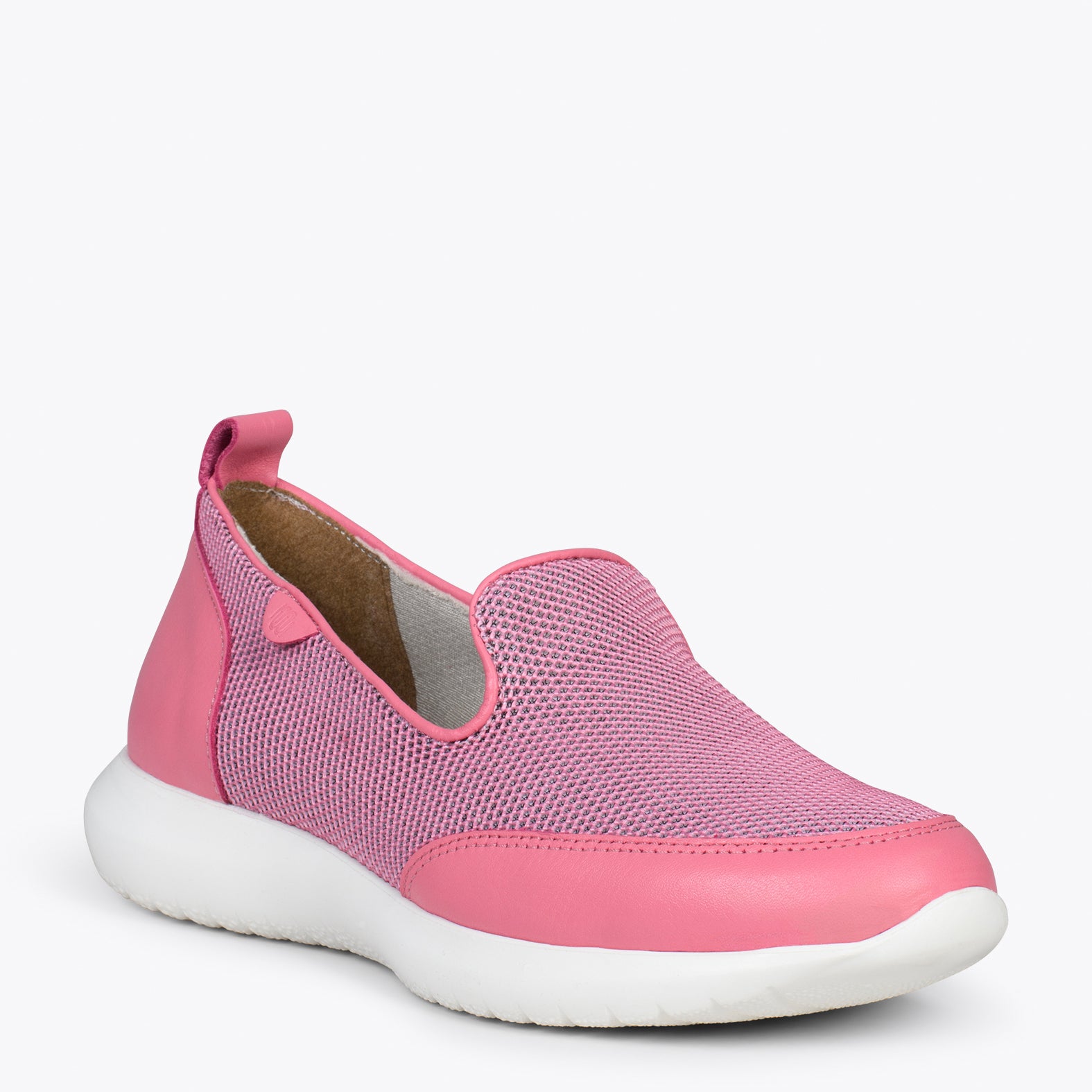 SLIPPER SPORT – Zapatilla sin cordones con diseño en rejilla ROSA