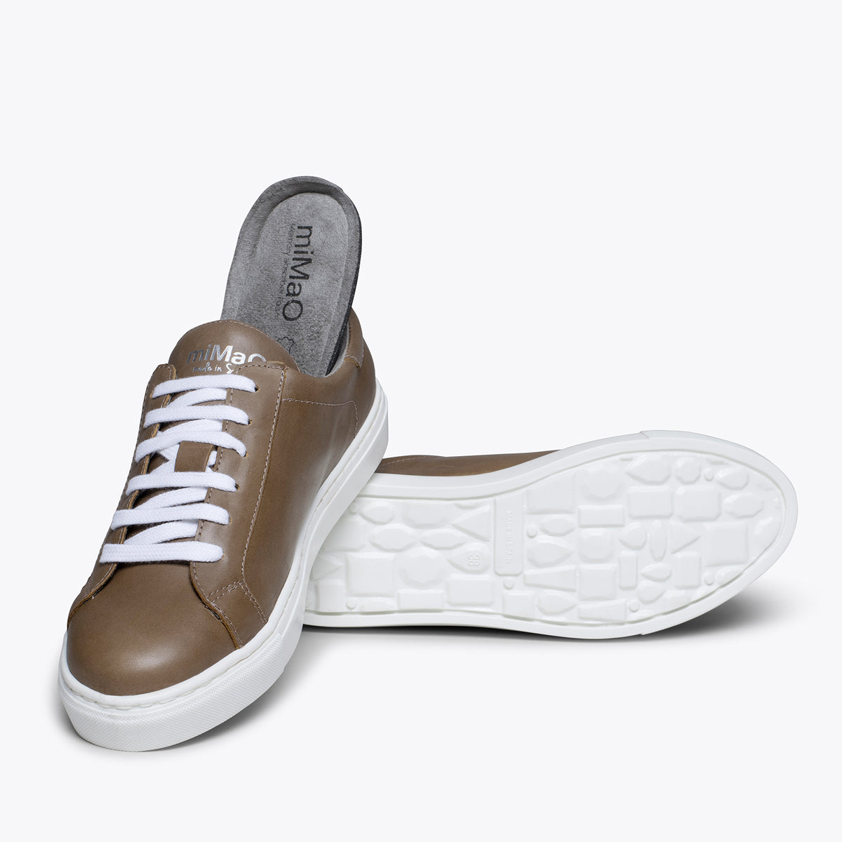 SNEAKER – TAUPE timeless sneaker