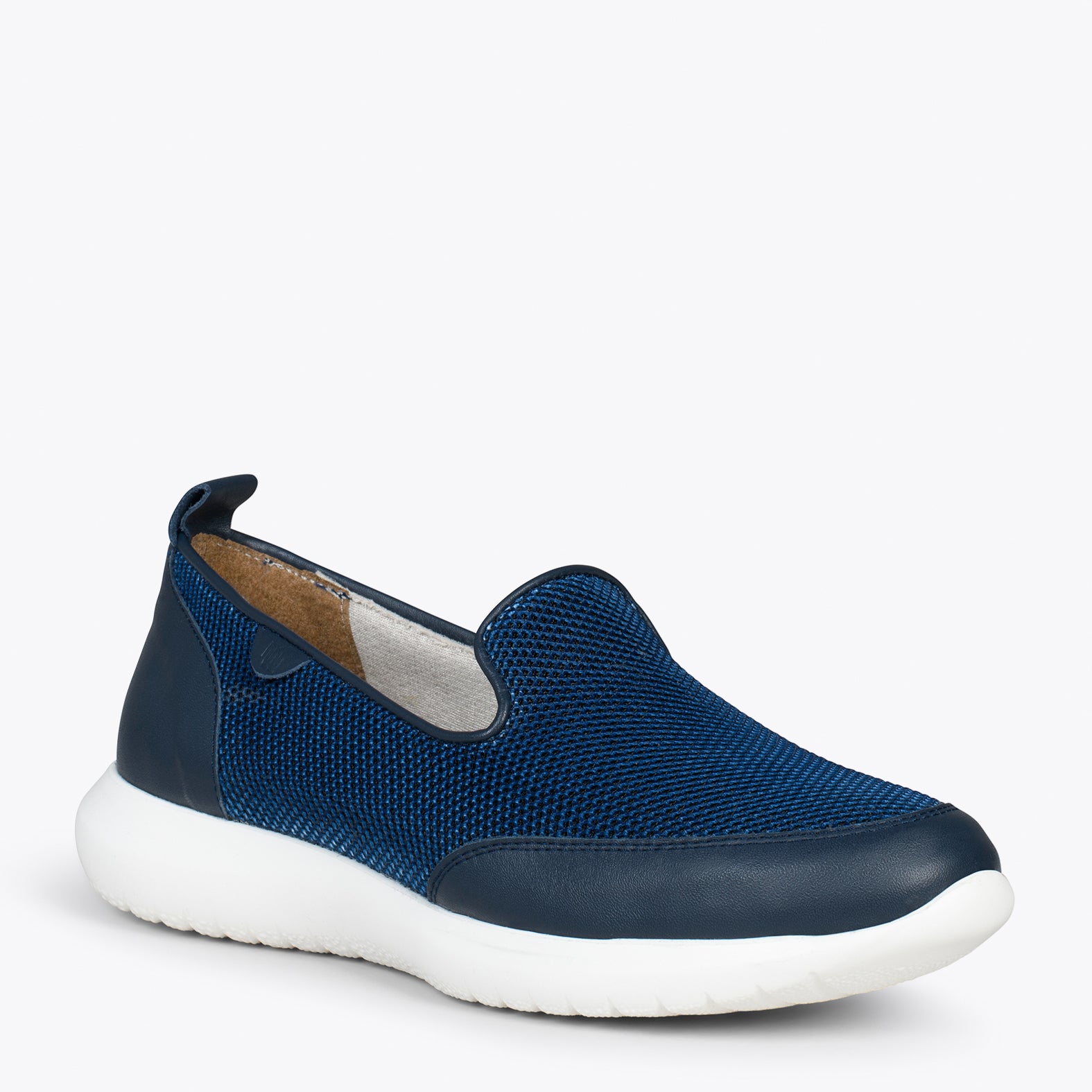 SLIPPER SPORT – Zapatilla sin cordones con diseño en rejilla MARINO