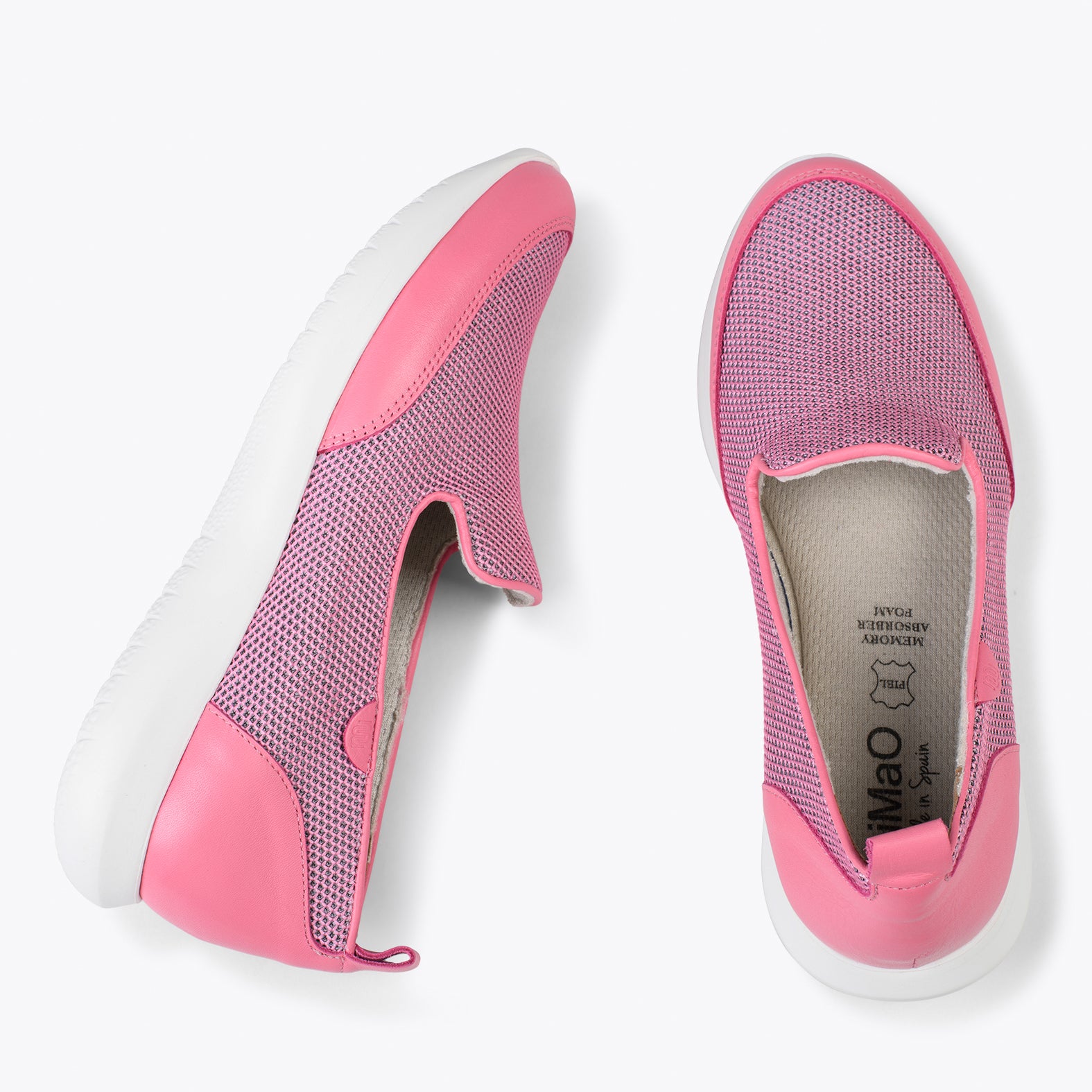 SLIPPER SPORT – Zapatilla sin cordones con diseño en rejilla ROSA