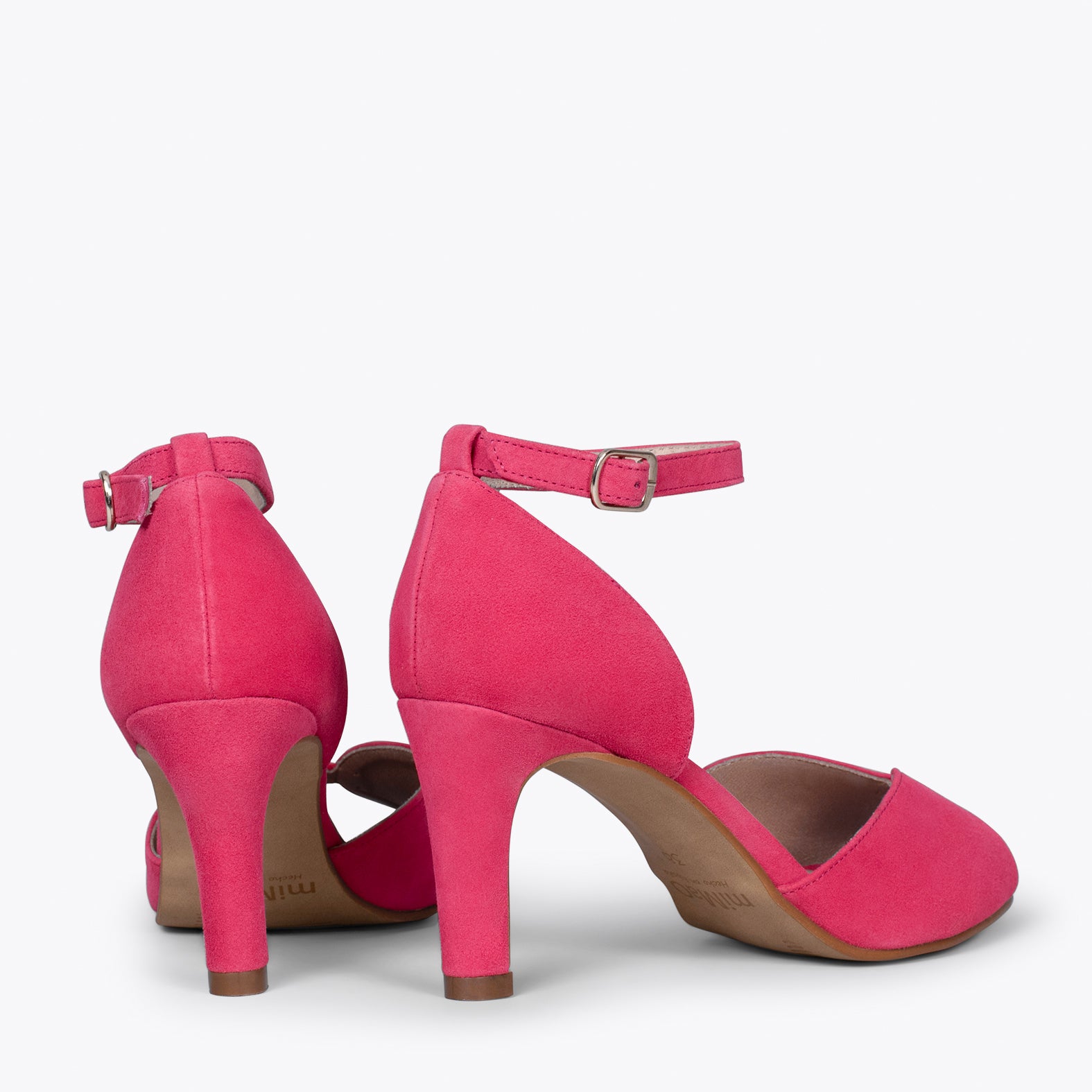 PÉTALO – Sandalias de tacón alto elegantes ROSA