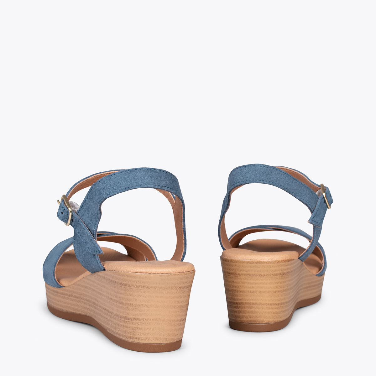 MAR – Cuñas ligeras de tiras cruzadas JEANS
