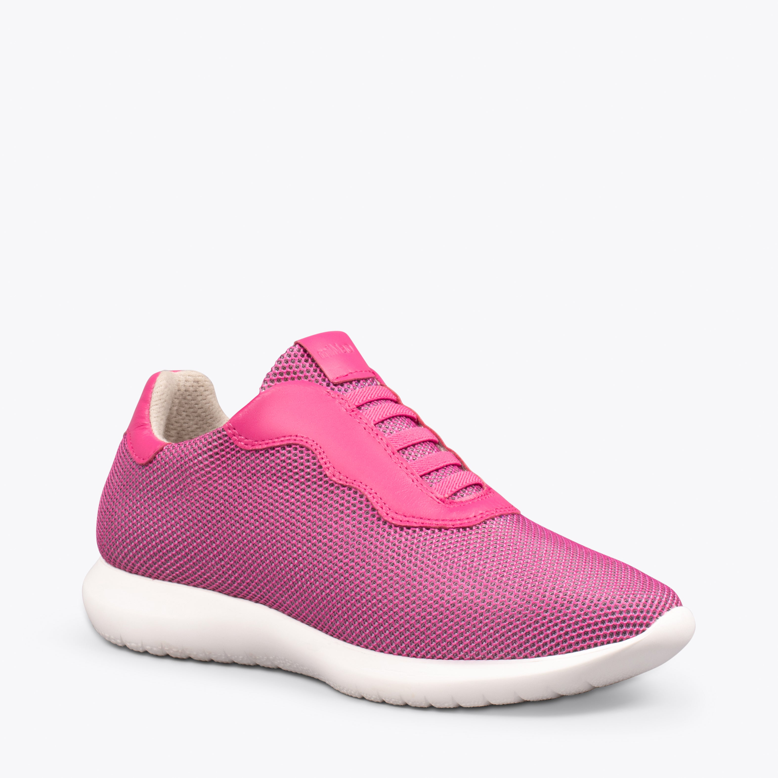 SPORT - Zapatillas de deporte cómodas FUCSIA