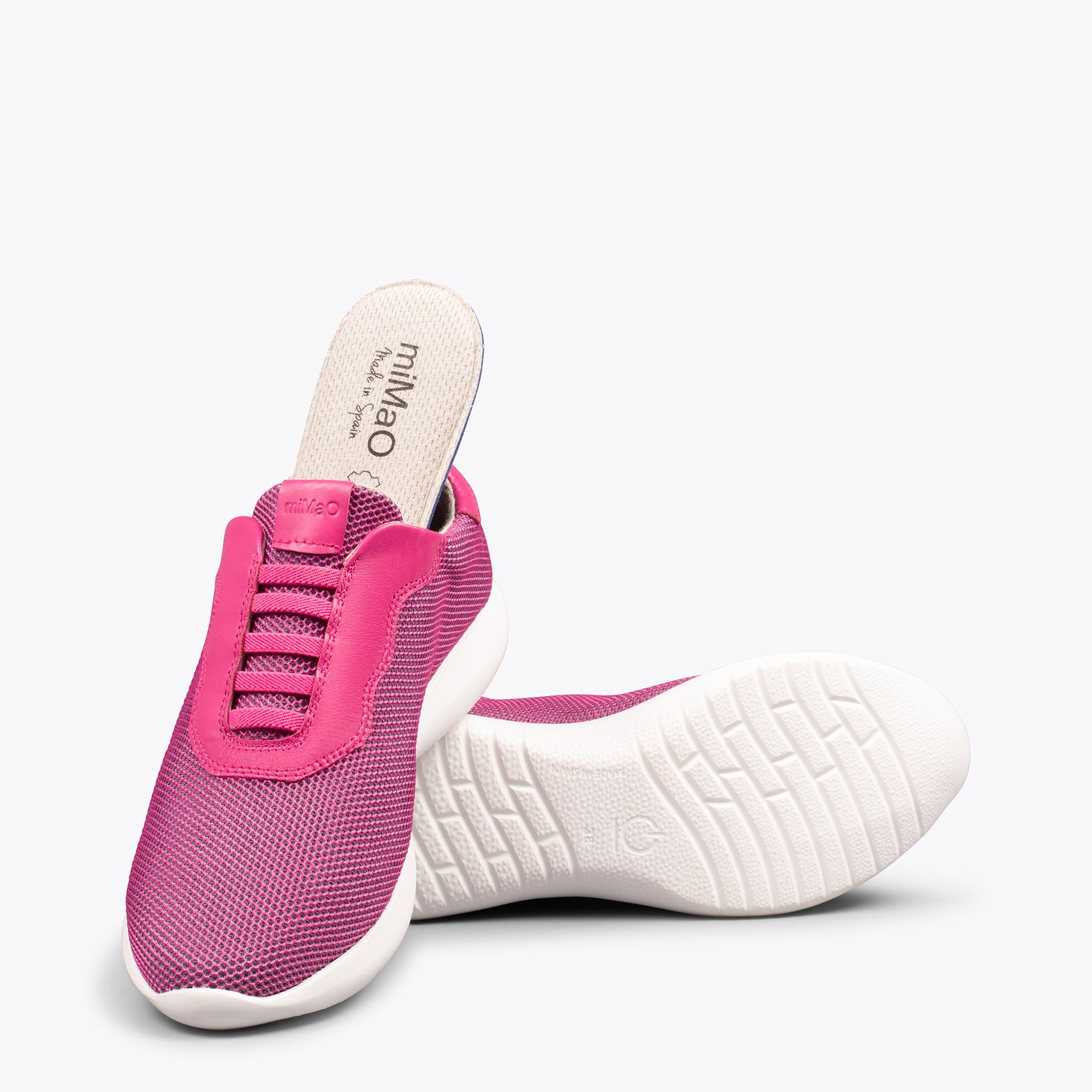 SPORT – FUCHSIA comfortable sock-free sneakers