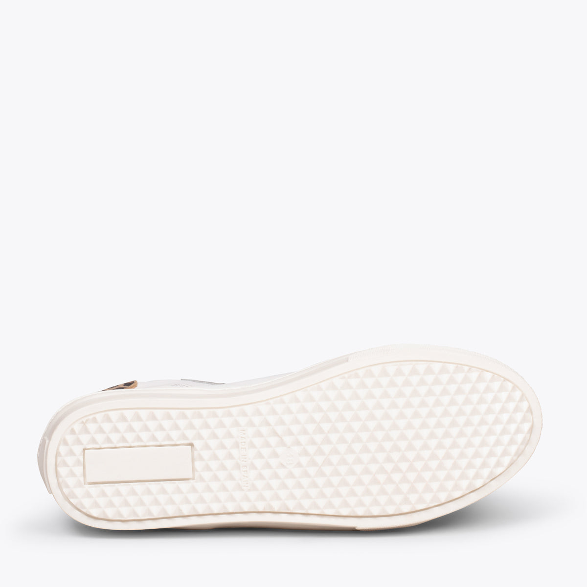 STAR - Zapatillas BLANCAS con plataforma y animal print
