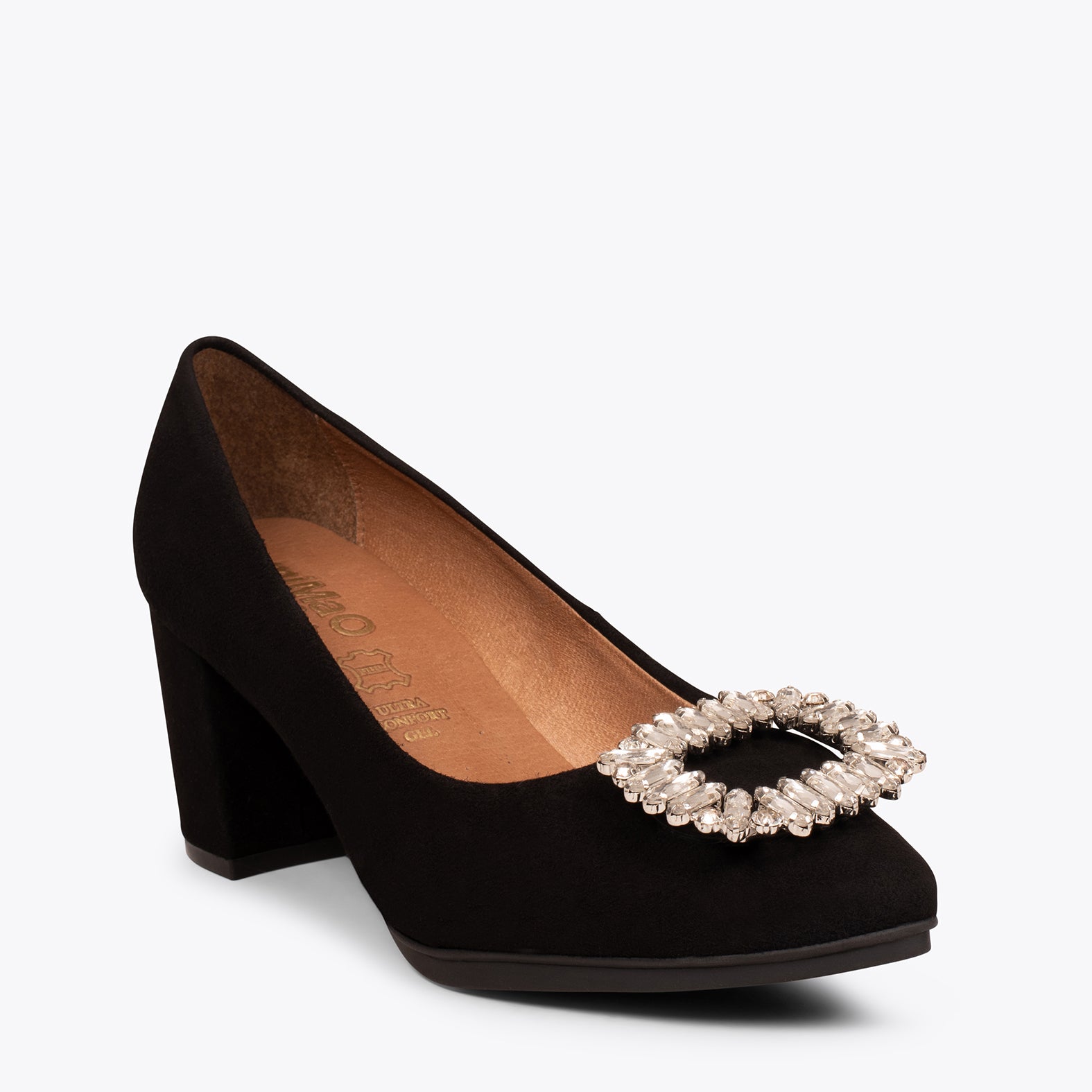 URBAN S CRISTAL - Zapatos de tacón con pedrería NEGRO - miMaO ®