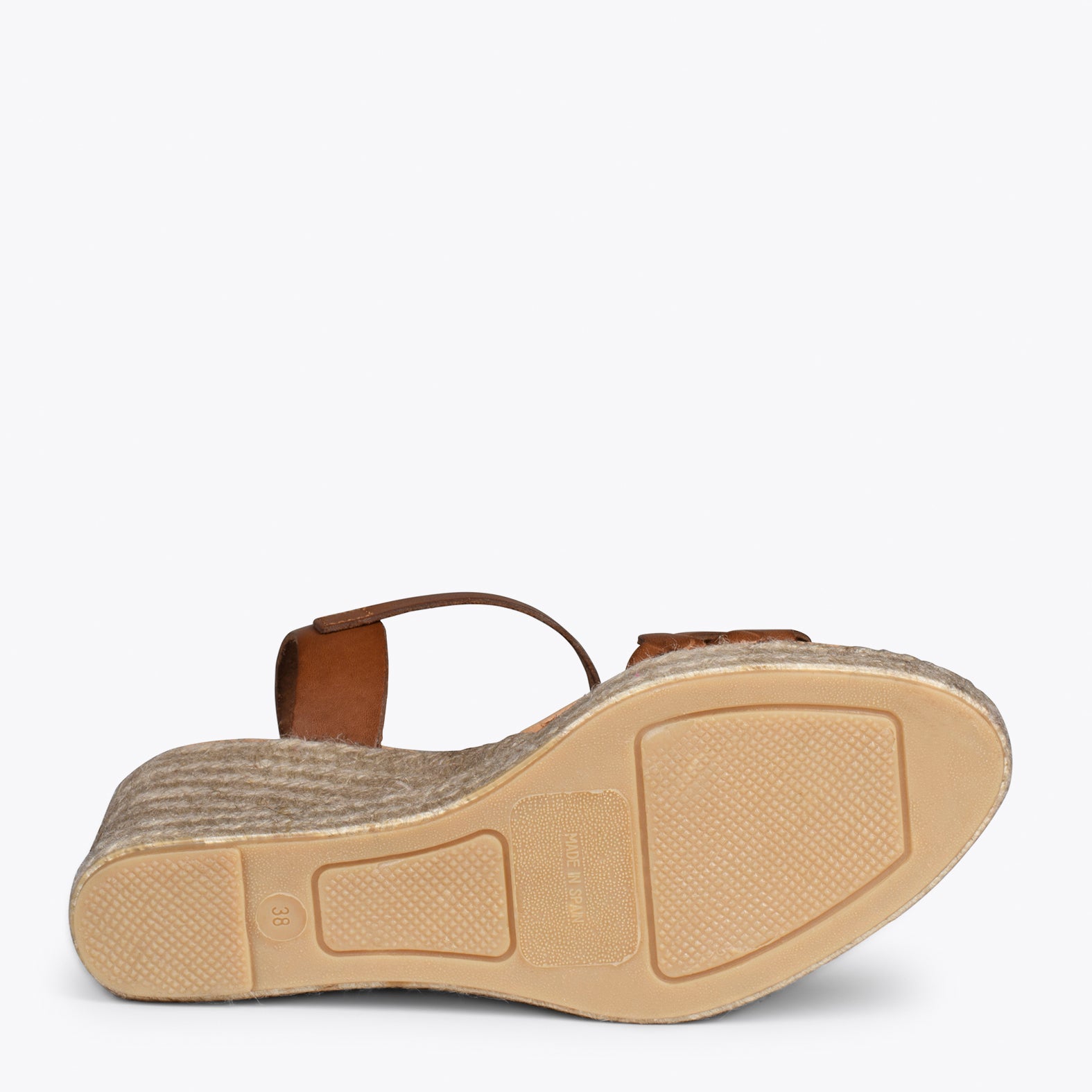 OASIS – Espadrilles à tige tressée MARRON
