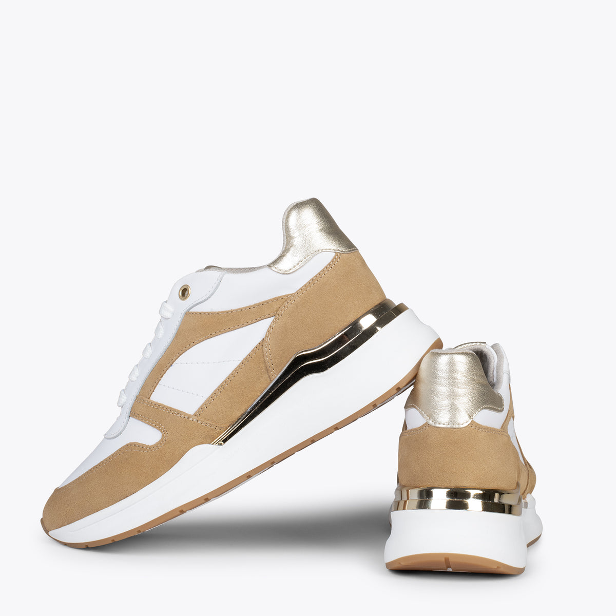 FREEDOM – BEIGE sneakers with removable insole