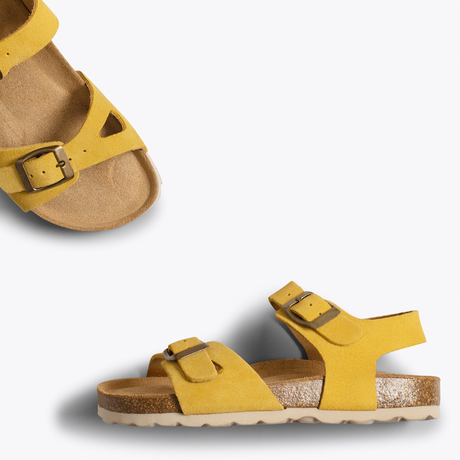 POLO Sandalias de niña AMARILLAS Bio