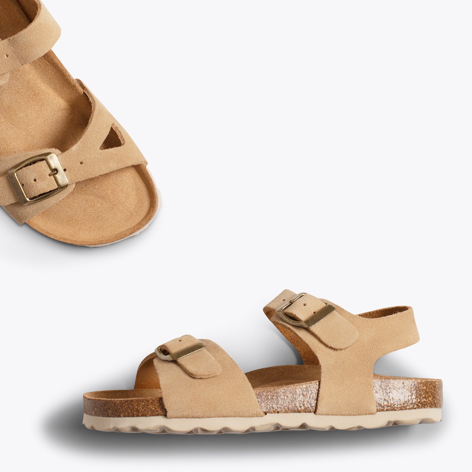 POLO Sandalias de niña BEIGE Bio