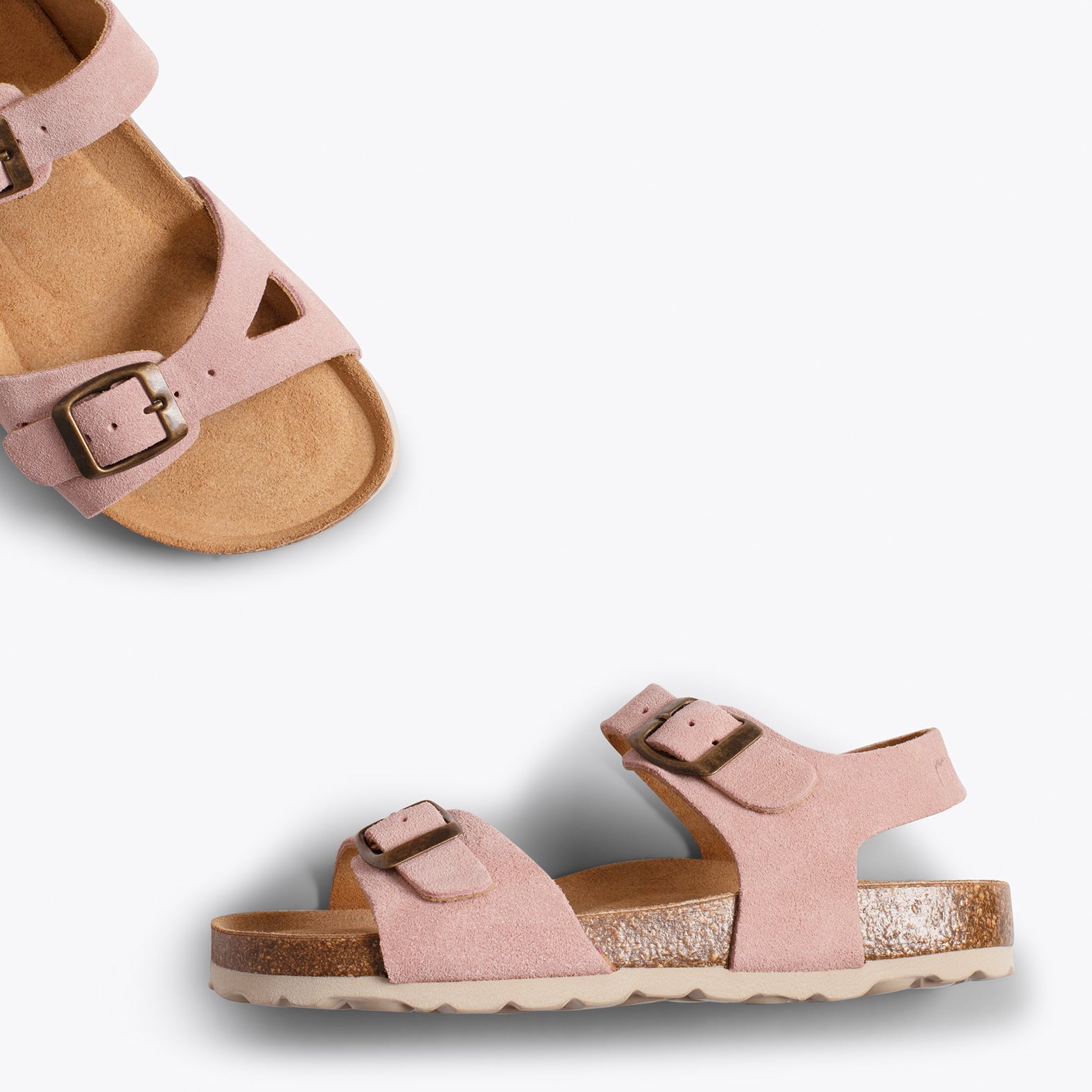 POLO Sandalias de niña ROSAS Bio