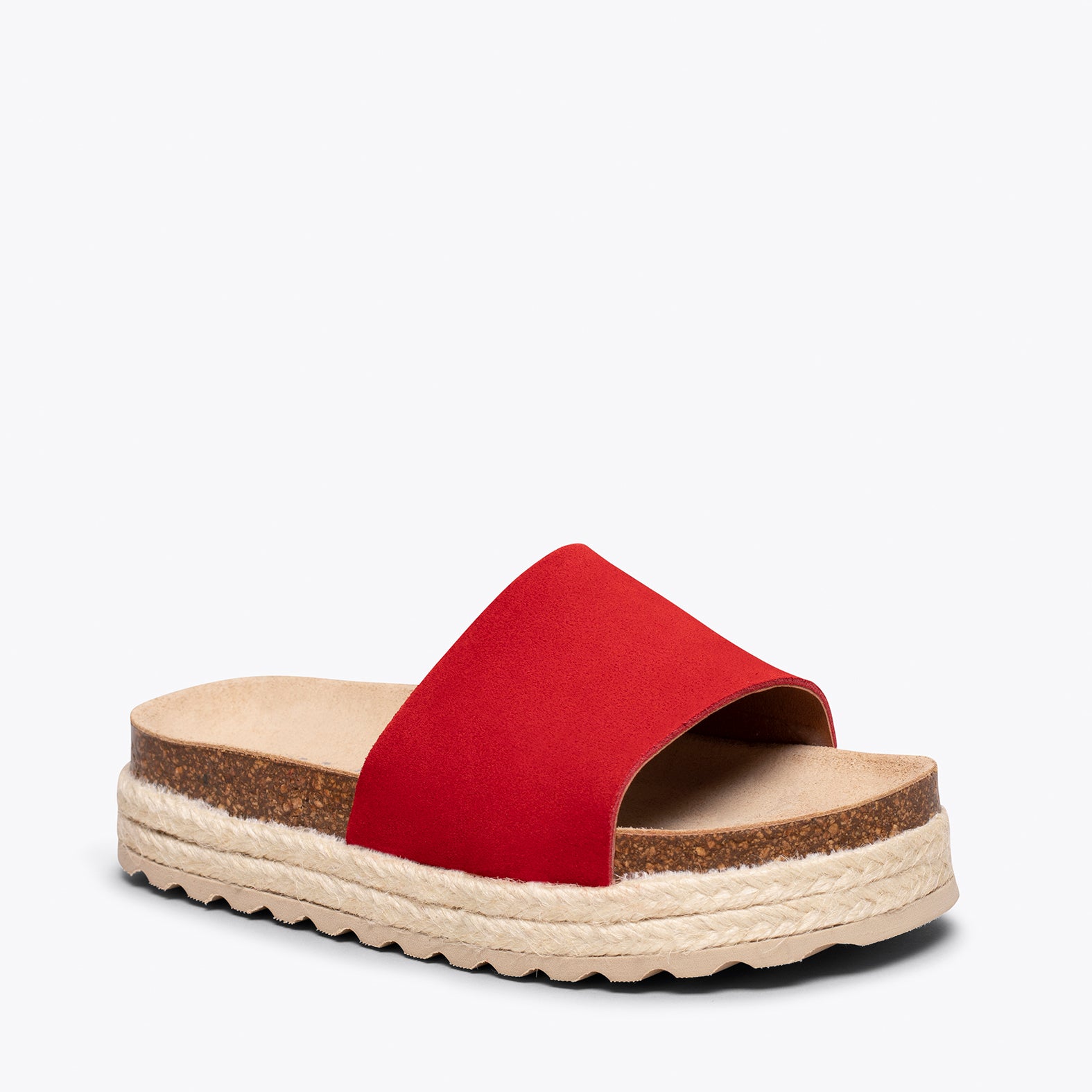 STRAWBERRY – RED flat sandals for girls