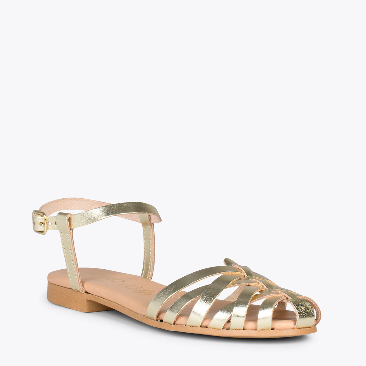 BEACH – Nu-pieds tressés DORÉ