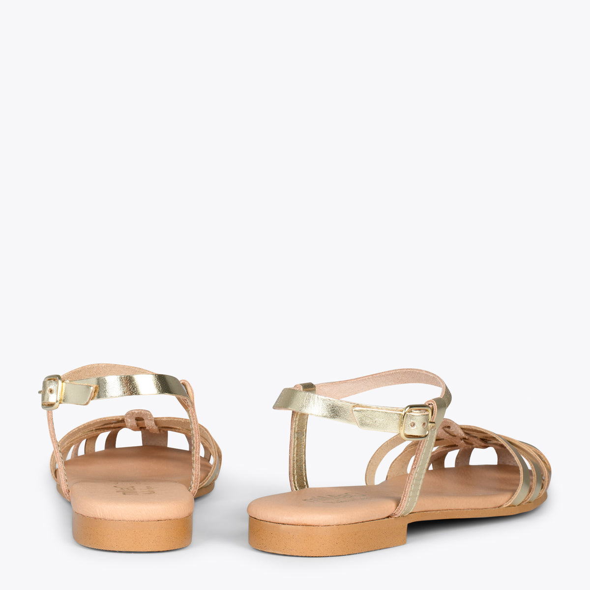 BEACH – Nu-pieds tressés DORÉ