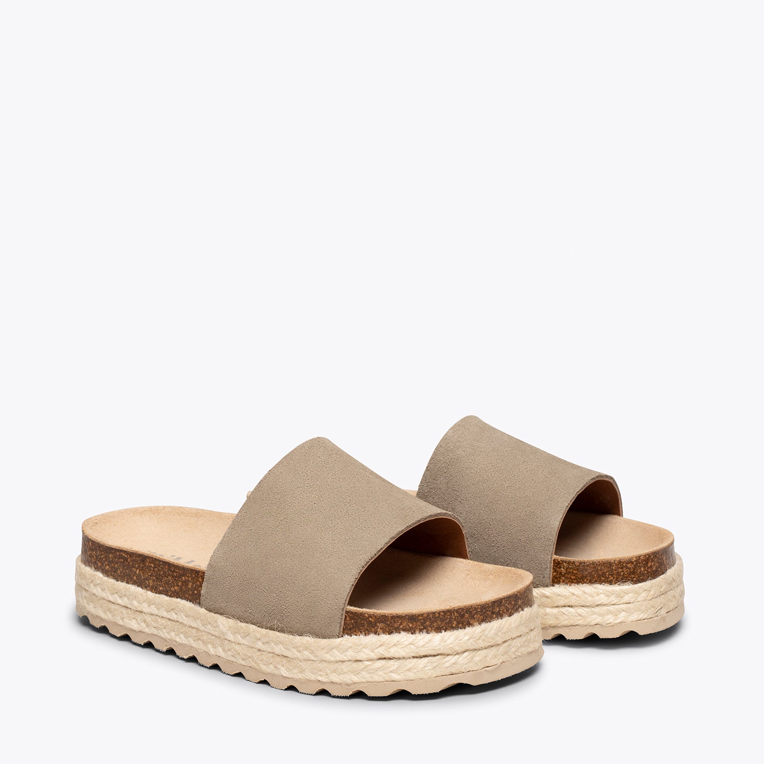 FRESA Sandalias planas de niña TAUPE