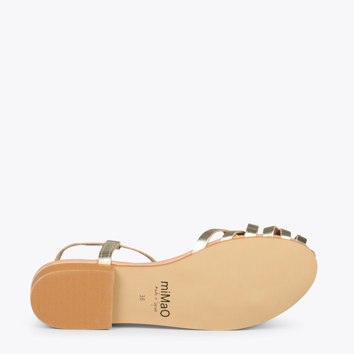 BEACH – Nu-pieds tressés DORÉ