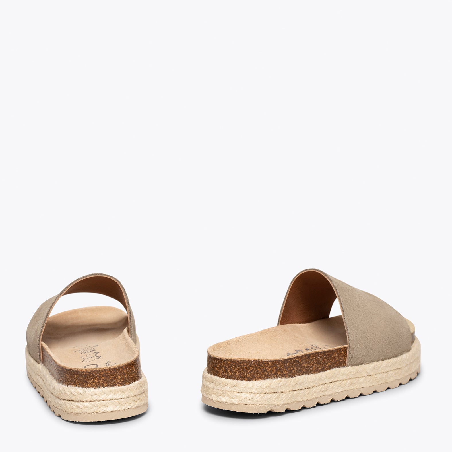 FRESA Sandalias planas de niña TAUPE