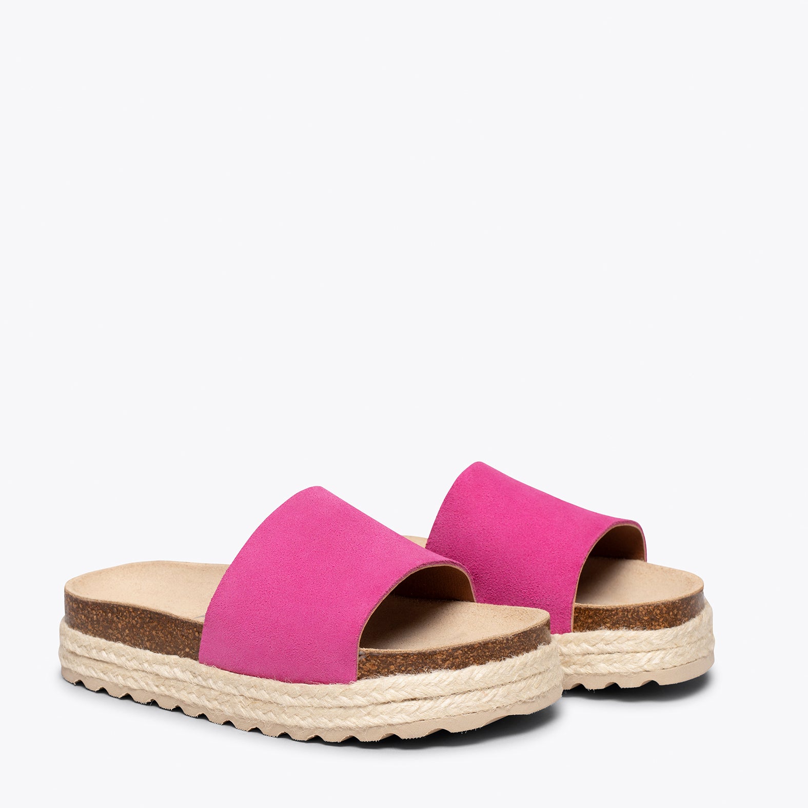 STRAWBERRY – FUCHSIA flat sandals for girls