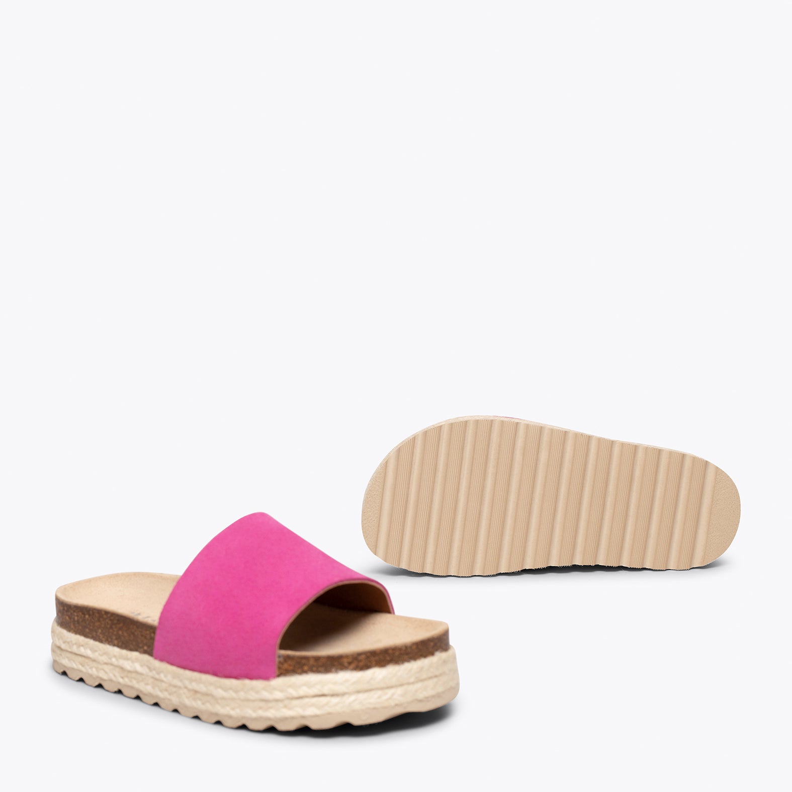 STRAWBERRY – FUCHSIA flat sandals for girls