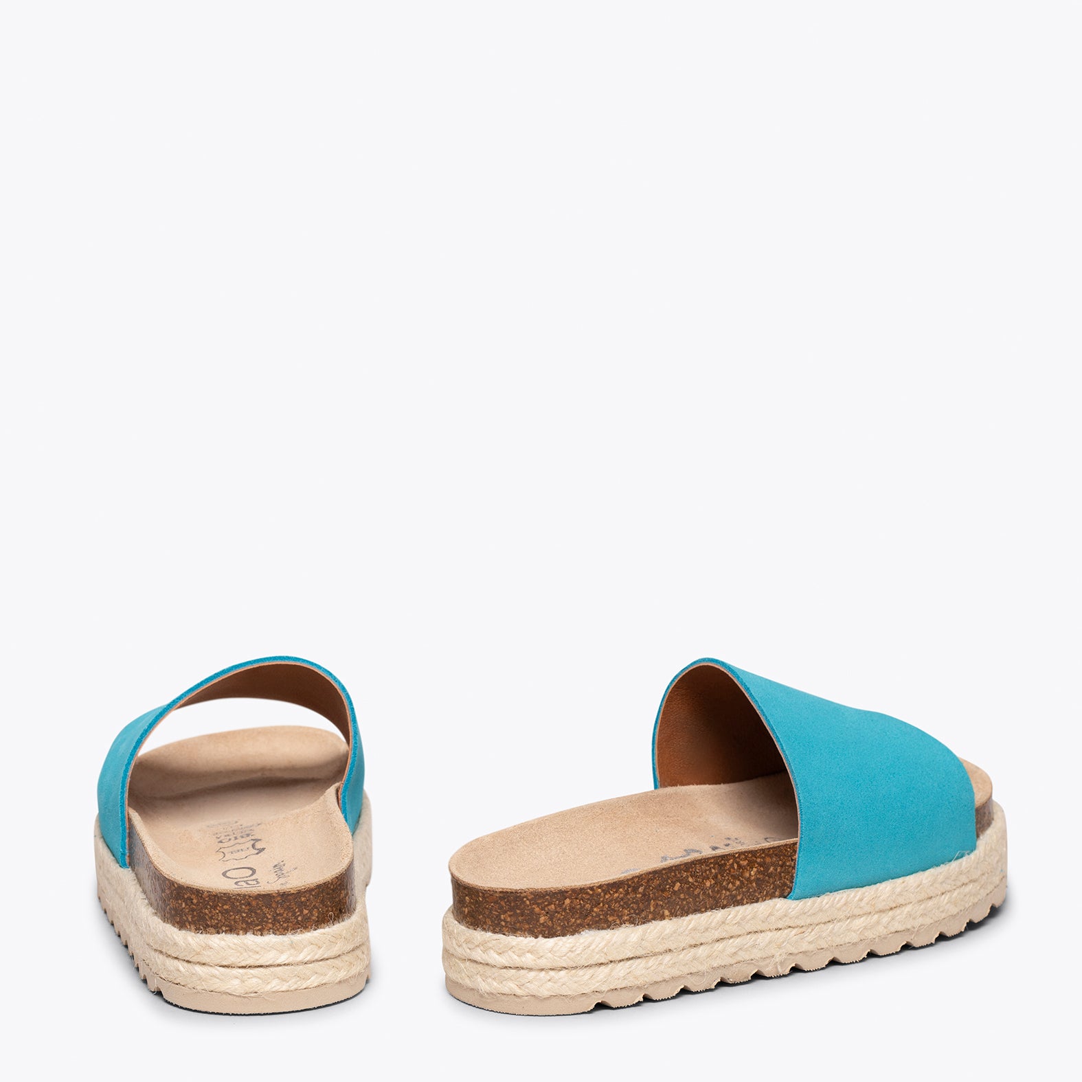 STRAWBERRY –TURQUOISE flat sandals for girls