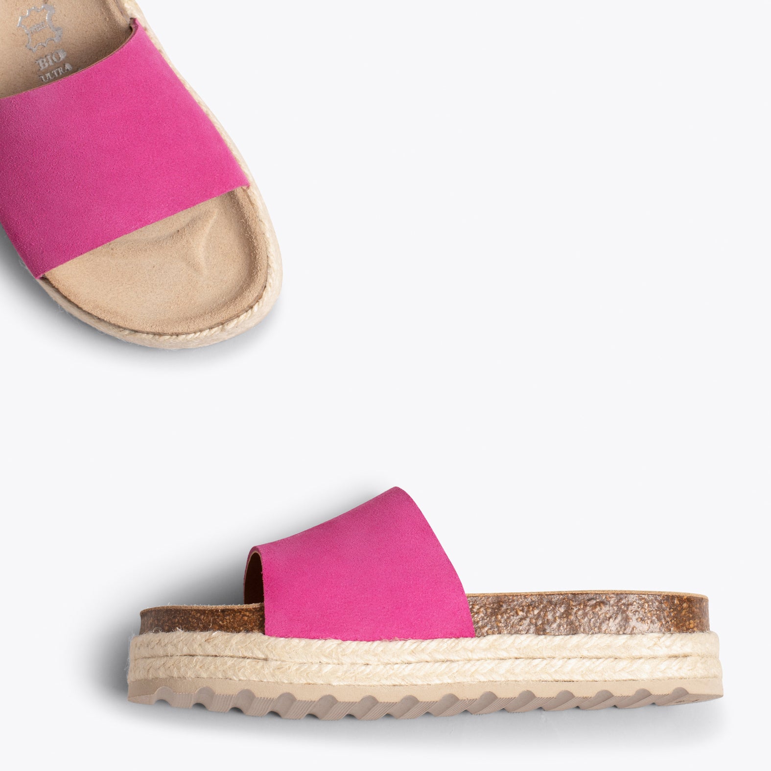 STRAWBERRY – FUCHSIA flat sandals for girls