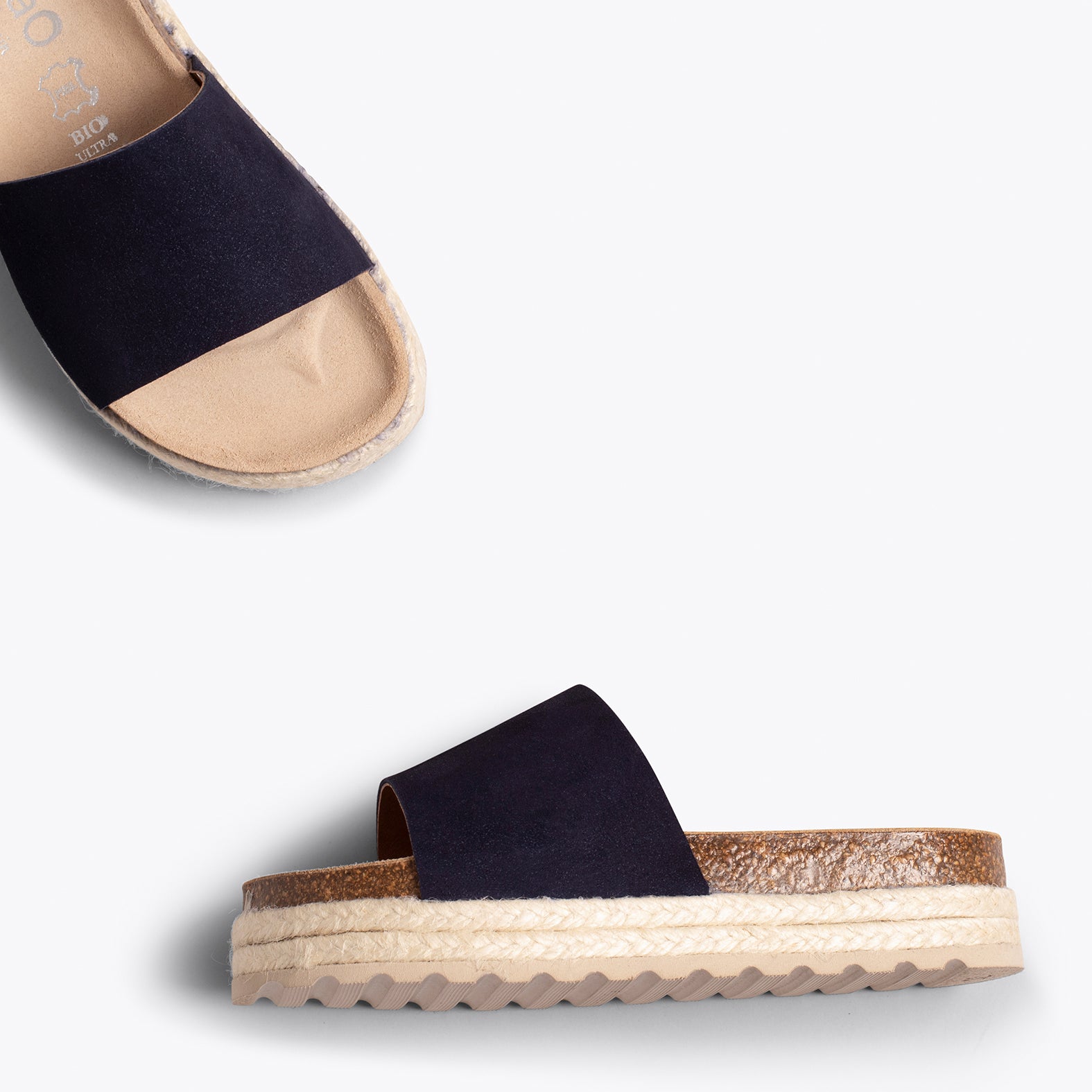 STRAWBERRY – NAVY flat sandals for girls