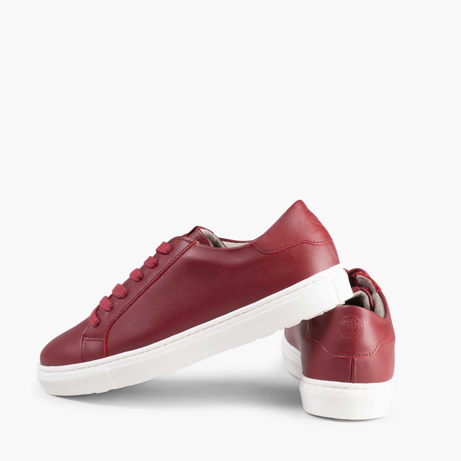 SNEAKER – BURGUNDY elegant lifestyle sneakers