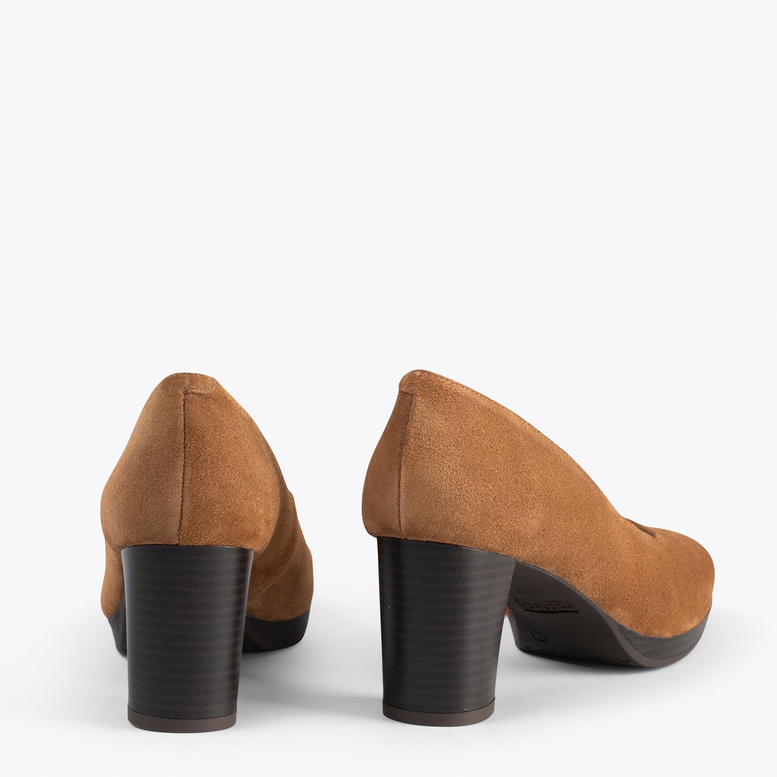 AZAFATA VINTAGE - Zapatos con tacón y plataforma CAMEL