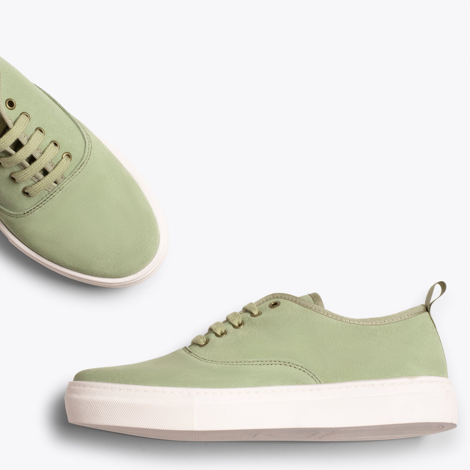 WANDER Zapatillas con plataforma de mujer VERDE