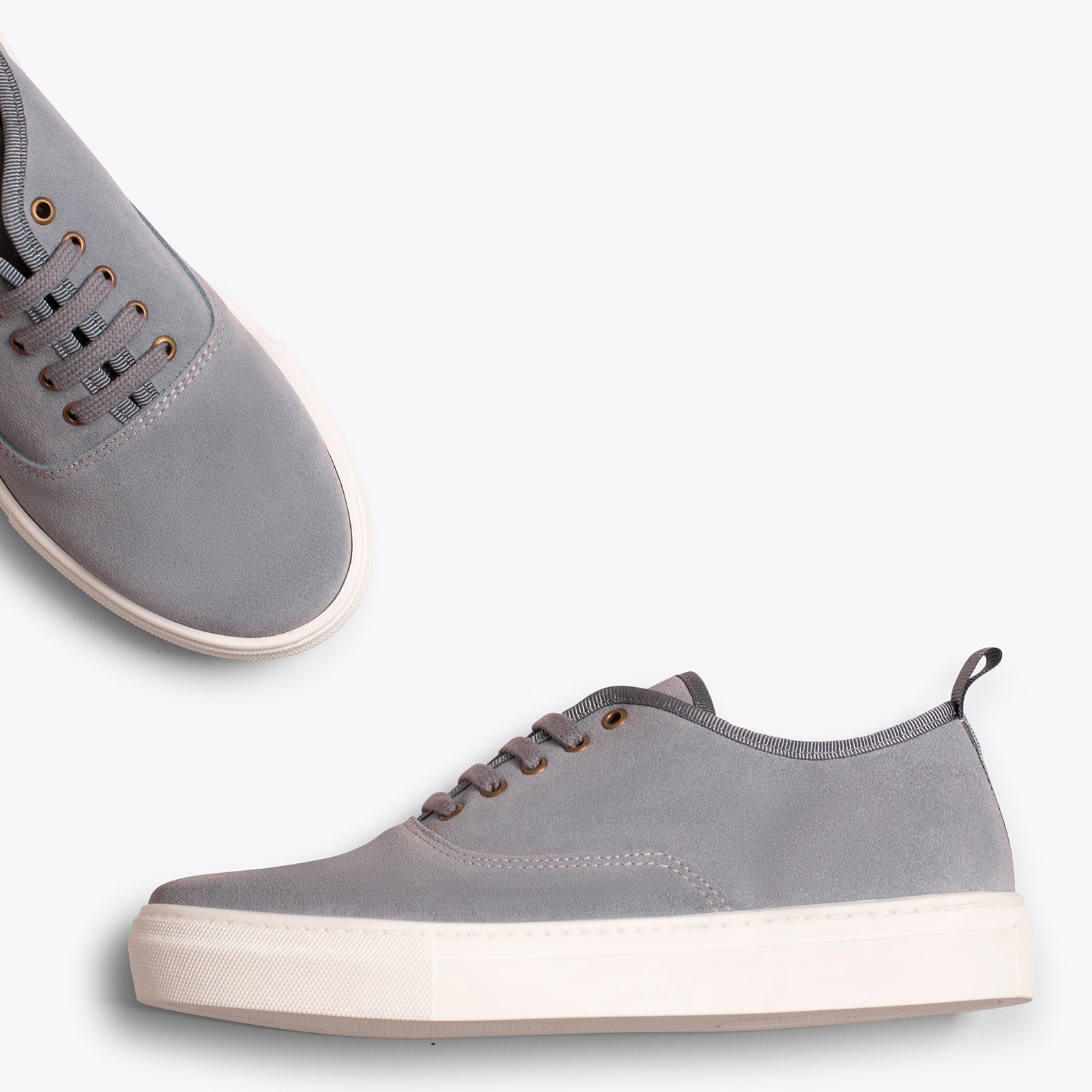 WANDER Zapatillas con plataforma de mujer GRIS