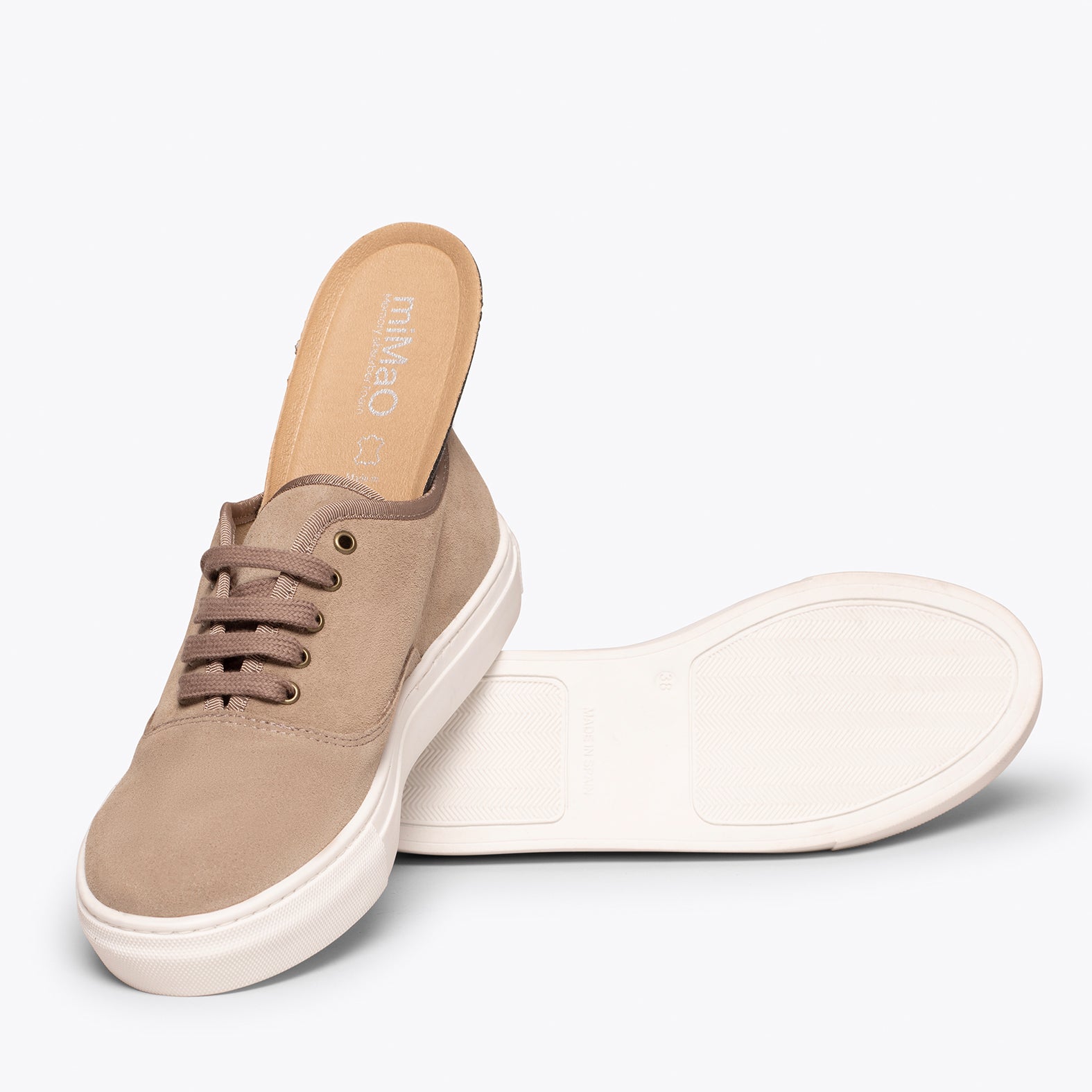 WANDER Zapatillas con plataforma de mujer TAUPE