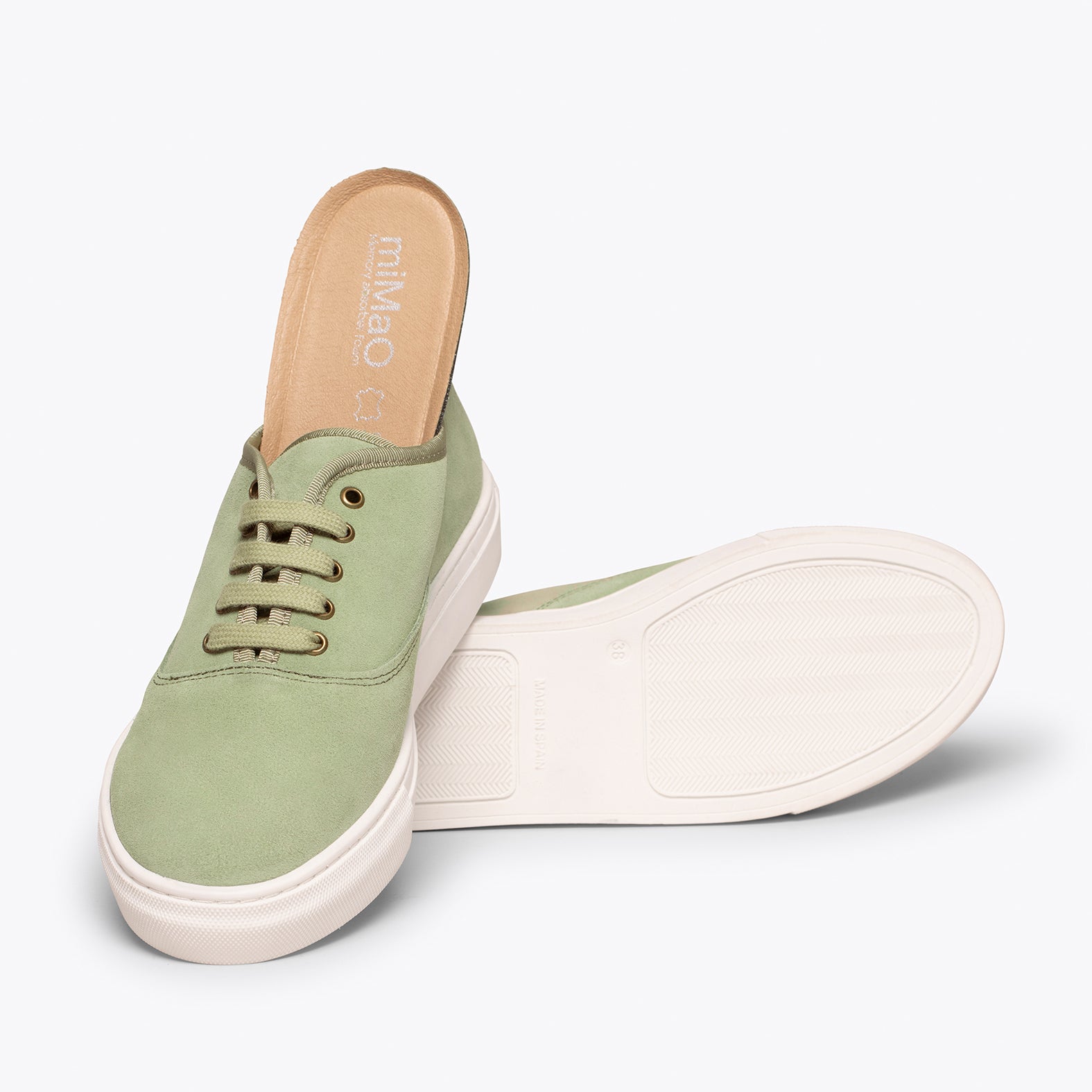 WANDER Zapatillas con plataforma de mujer VERDE