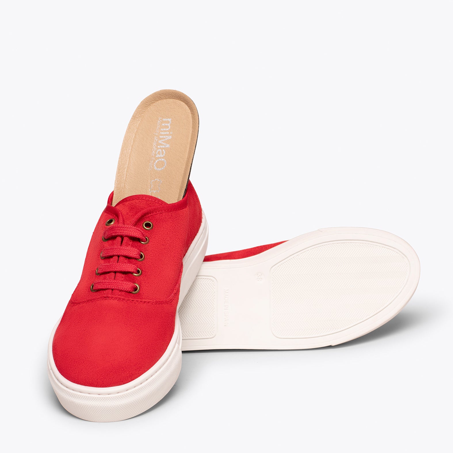 WANDER Zapatillas con plataforma de mujer ROJA