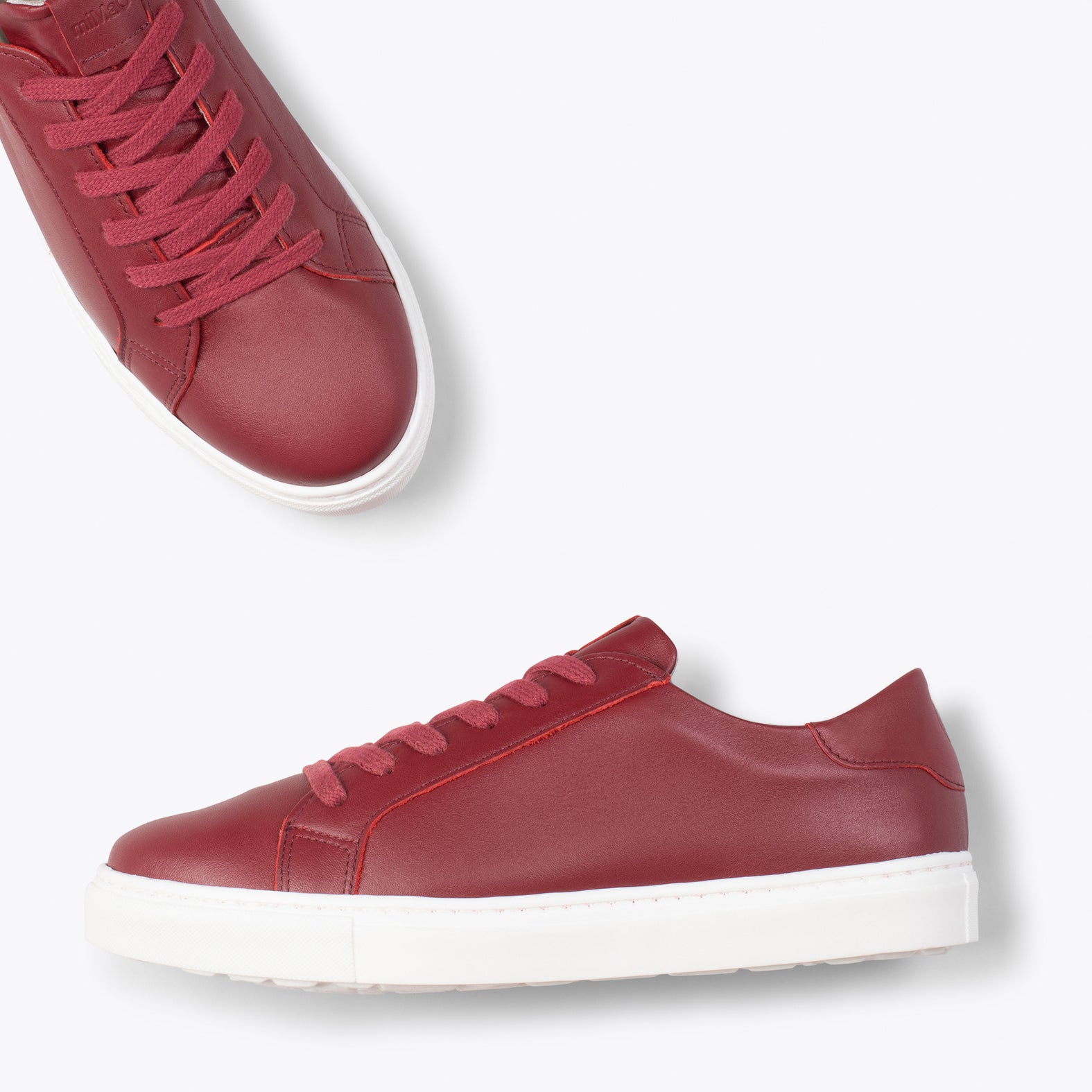 SNEAKER – BURGUNDY elegant lifestyle sneakers
